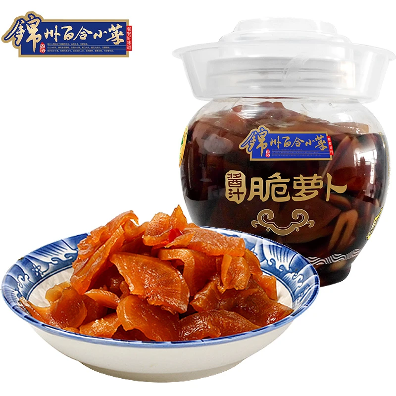 锦州小菜脆萝卜450克酱菜榨菜咸菜腌菜酸甜泡菜下饭菜JX香脆麻辣