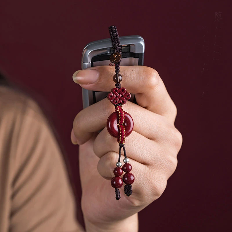 平安扣手机链手机挂绳手机链男女汽车钥匙扣创意礼物