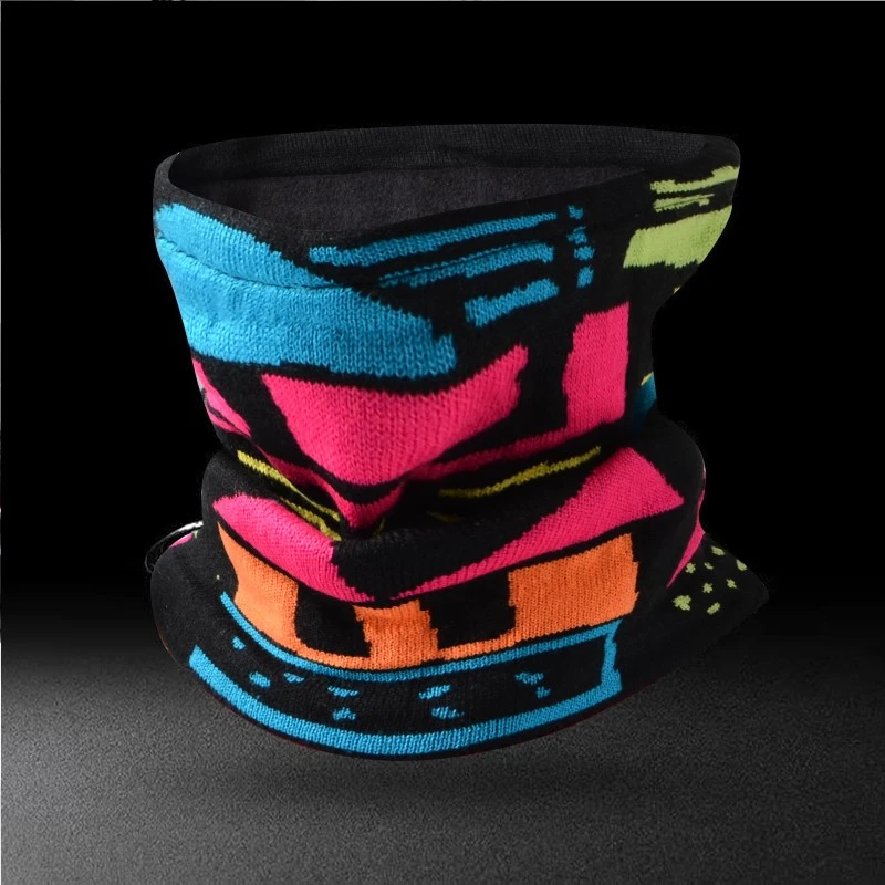 屲牌【wa】 0079S 抓绒内衬冬季加厚抗寒保暖户外运动针织线脖套帽