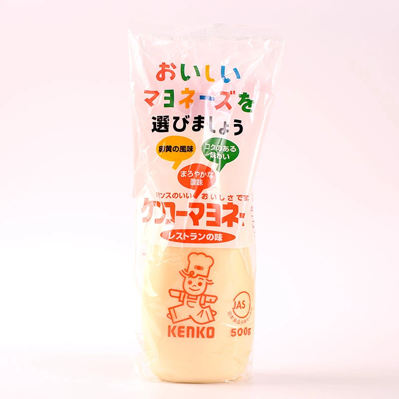 日本进口蛋黄酱美乃滋汉堡蔬菜水果沙拉酱500g 新老包装随机发货