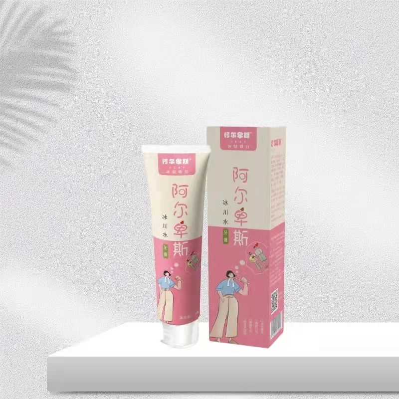 阿尔卑斯牙膏，清新蜜桃味，薄荷味，水晶膏体(拍一发四支)