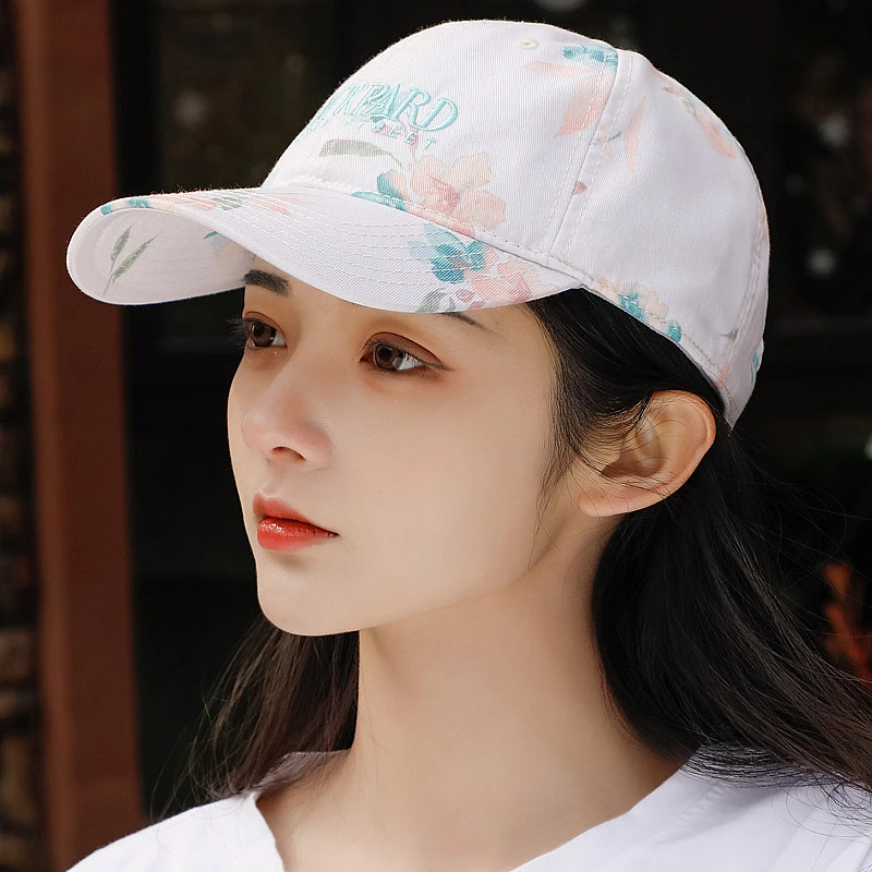 ZKVO新款棒球帽女春夏季薄款韩版显脸小帽子白色鸭舌帽女小众潮牌