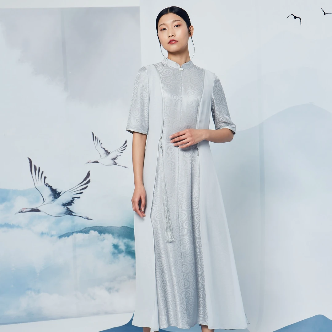 JIXIANGYIJIA/吉祥衣家云水之涯（连衣裙）922234891