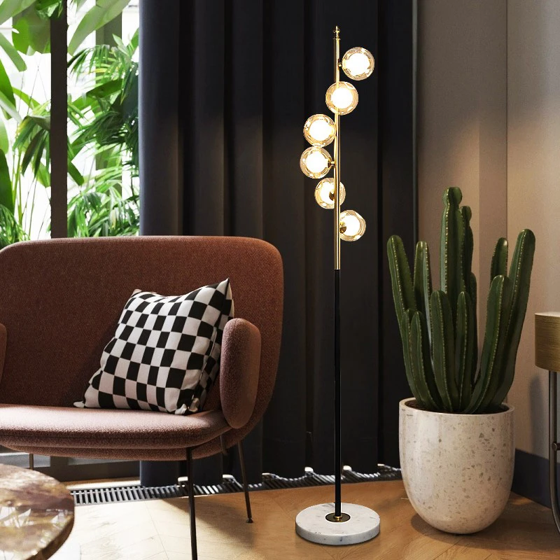 简约家用网红客厅装饰卧室轻奢创意玻璃球个性极简温馨台灯灯饰