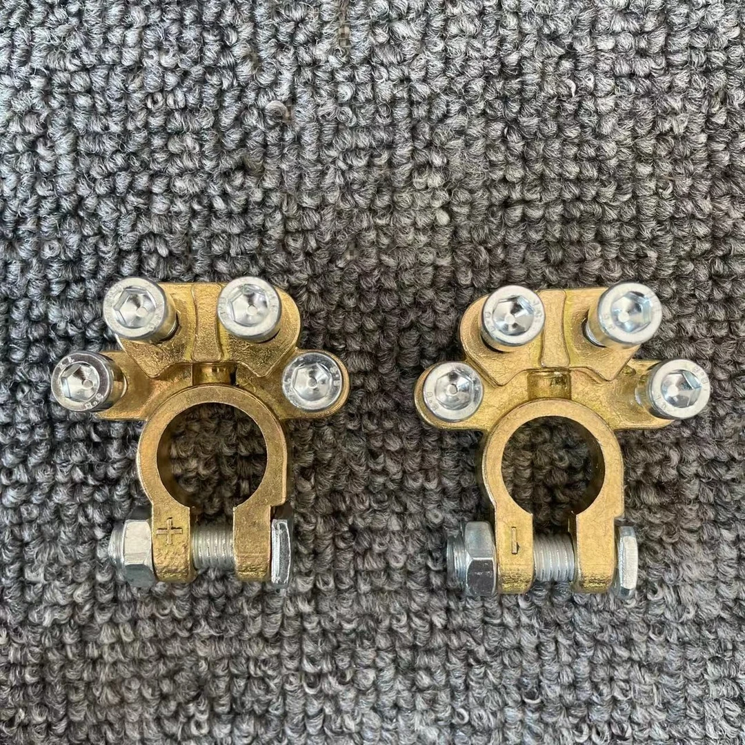 汽车用四线柱纯铜电瓶卡子