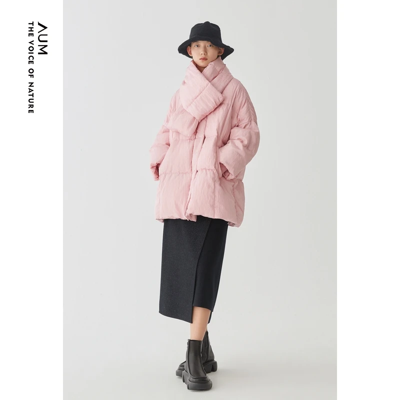 【米儿精选】AUM/噢姆百搭时尚休闲女士羽绒服MADE4027Y