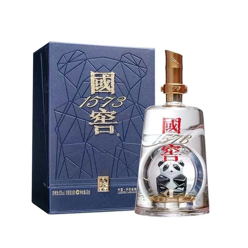 国窖1573熊猫版浓香型摆柜收藏高端送礼纯粮白酒53度960ml