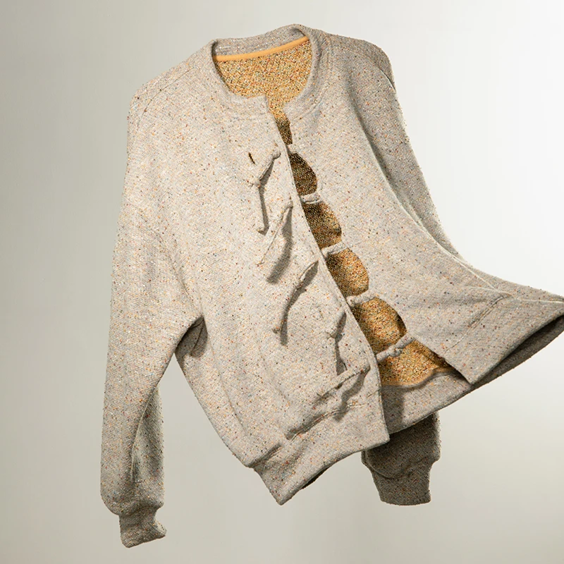 CONP Limestone Cardigan 咬合结构双面针织开衫
