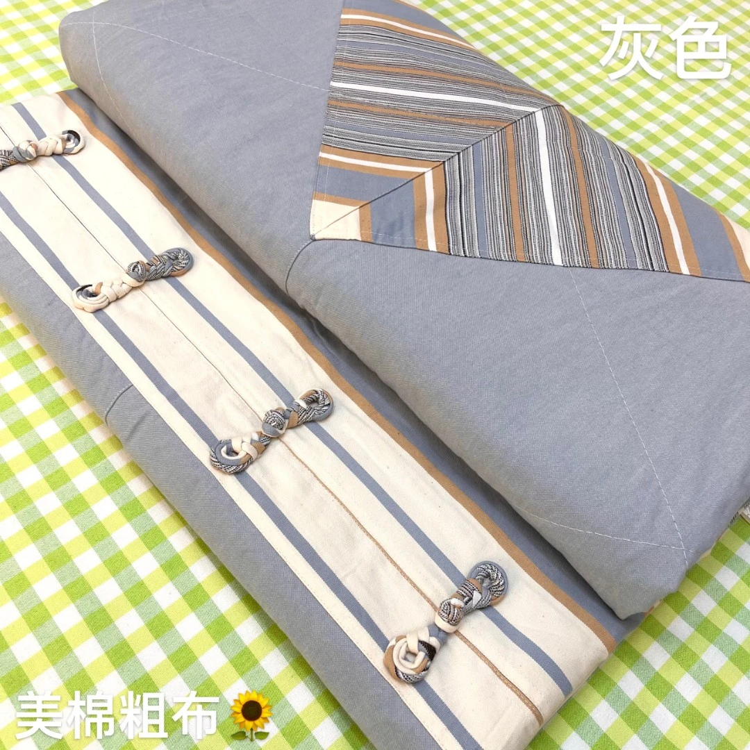 【美棉】 精梳棉 中式盘扣复古  夏凉被 手工棉花