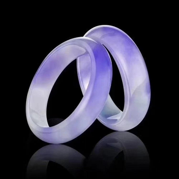 【冠翠珠宝】天然翡翠手镯定制测量圈口大小引导镶嵌时光