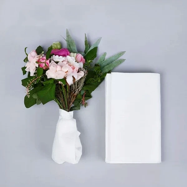 鲜花保湿棉保水棉吸水绵花束根部保鲜吸水棉鲜花包装材料花店资材