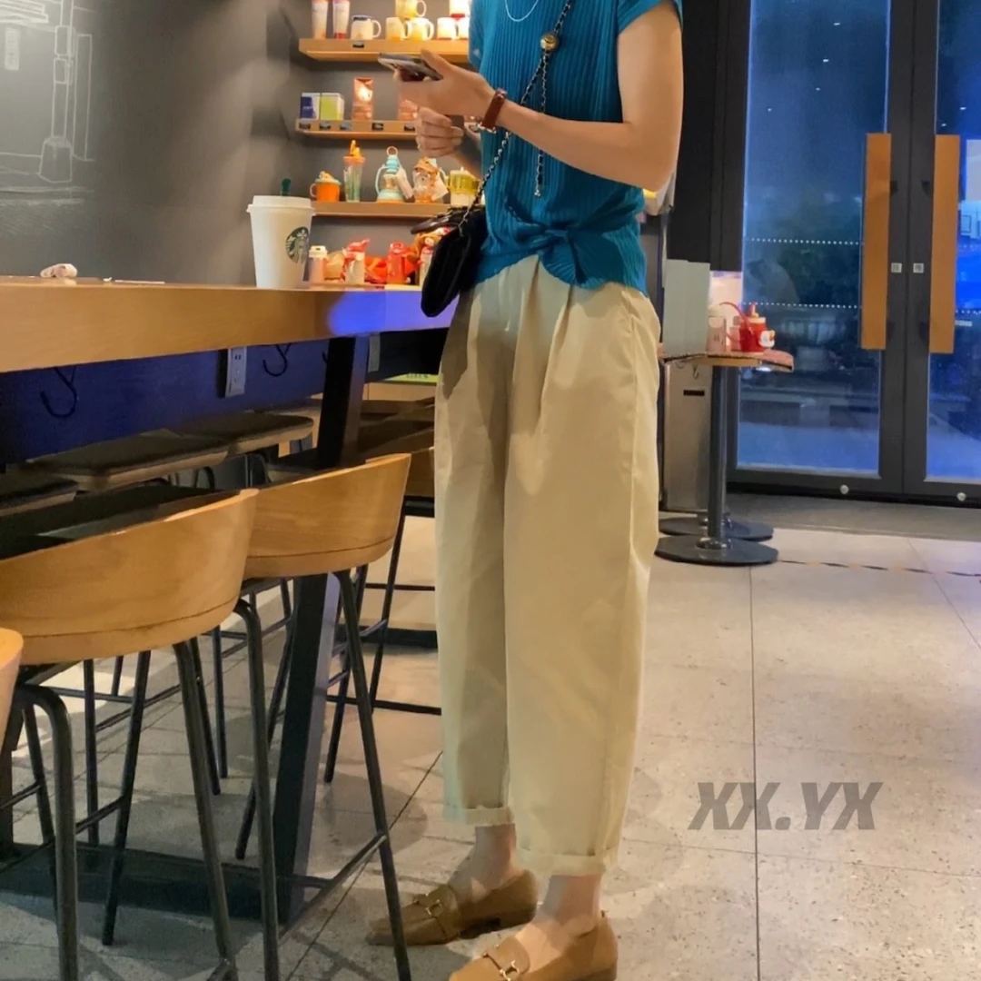 XX.YX洗水薄面萝卜裤 今日浮力682