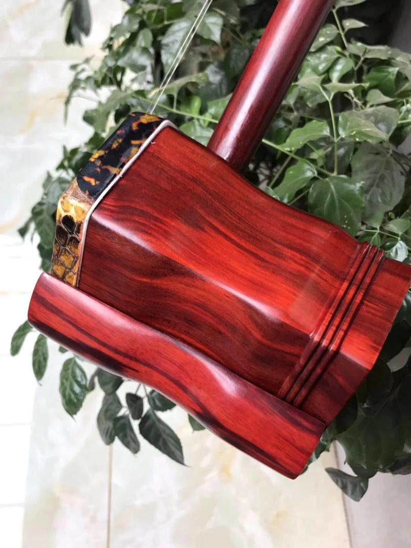 老料火焰纹高端紫檀二胡
