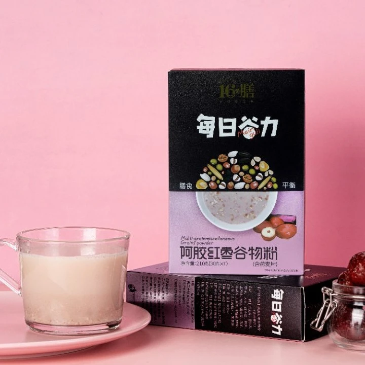 十六膳阿胶红枣谷物粉210g/盒健康轻食膳食代餐方便早餐即食冲饮