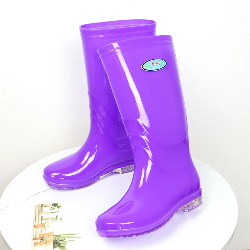 时尚雨鞋女速干防滑高筒雨靴加绒工作厨房防水鞋耐磨新款四季胶鞋