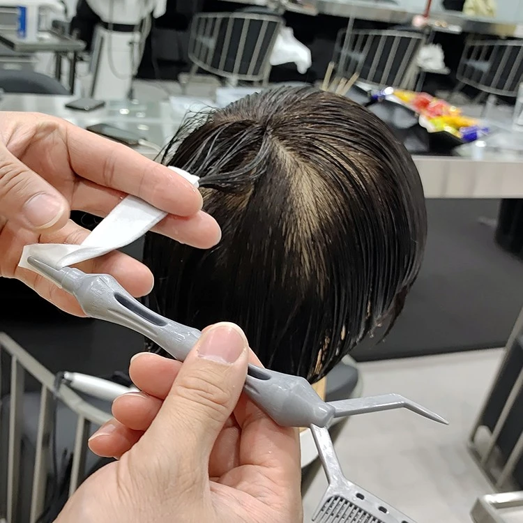 定位烫发梳美发工具烫发卷发神器水仁定位烫理发店专用一套梳子