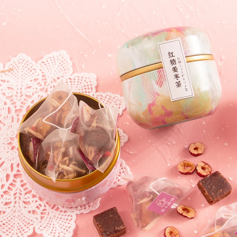 中闽飘香红糖姜茶桂圆红枣枸杞袋泡茶花茶水果茶大姨媽花茶组合