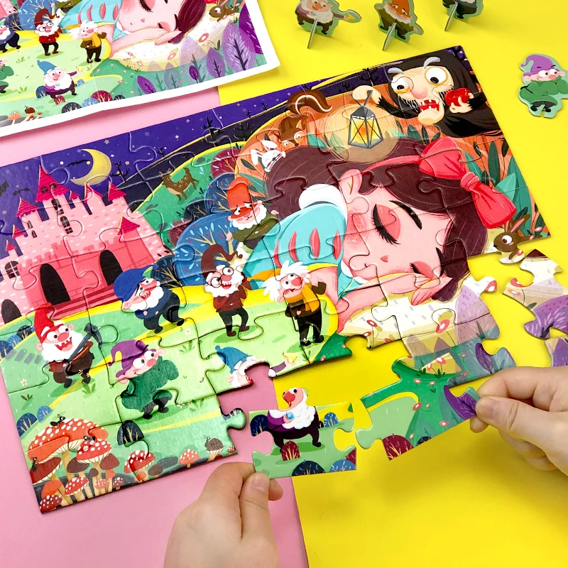 拼图儿童益智2-3-4岁6宝宝公主平图幼儿益智早教智力男孩女孩玩具