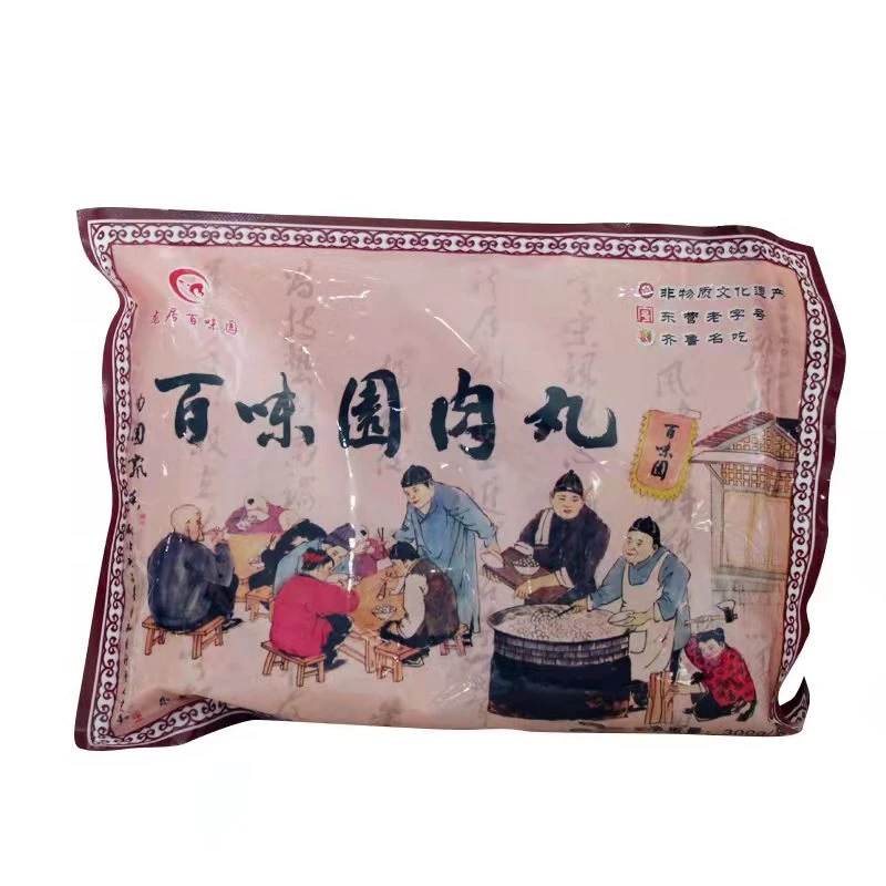 龙居丸子组合（猪肉丸2袋 牛肉丸2袋）400g/4袋