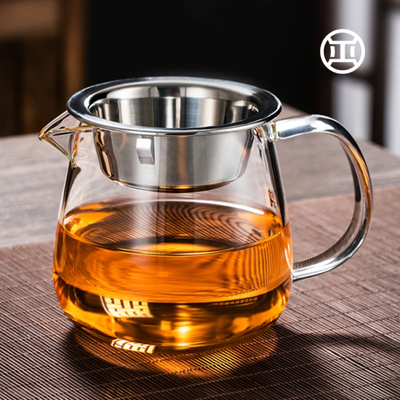 纯正公道杯玻璃加厚耐热功夫分茶器茶漏家用透明公杯茶壶高档茶具