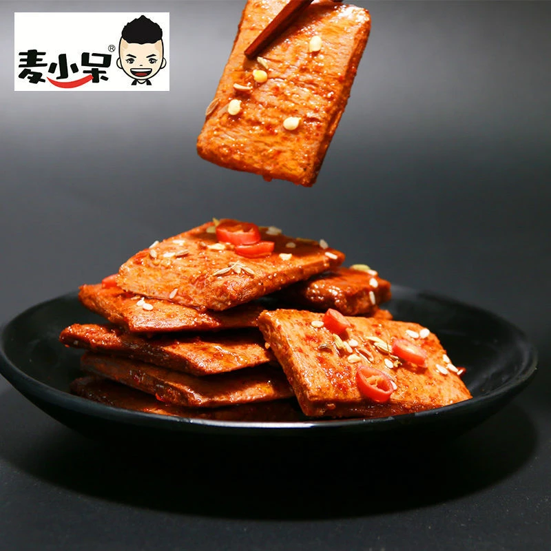 麦小呆9号素肉豆制品蛋白20克/袋手撕素牛肉素牛排
