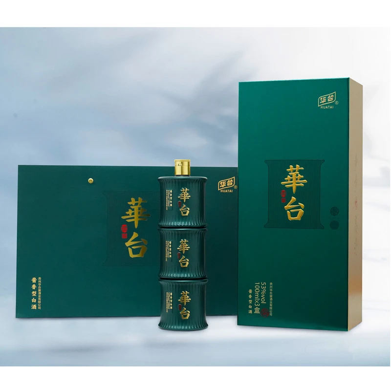 HUATAI/华台【酒水节】步步高升礼盒装酱香型白酒JFZJ53度100ml*3