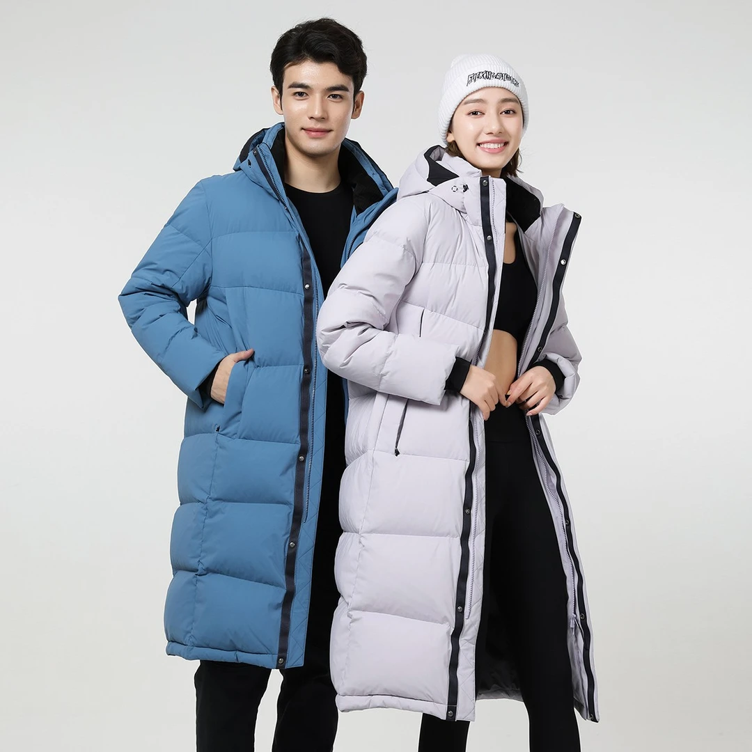 思凯乐石墨烯抗寒-30℃男女中长款加厚保暖过膝F6112451-F6102451