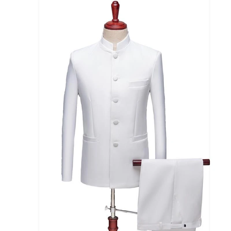 【民族演出服】中国风民国舞台演出服装中山装学生五四青年装男士