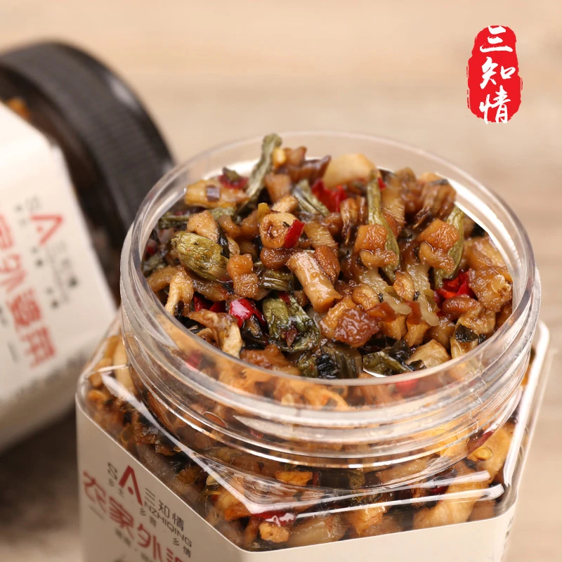 三知情 农家外婆菜280/瓶 即食开味爽口下饭菜YD