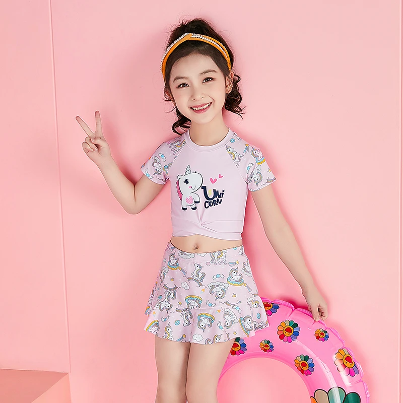 佑游31006泳衣儿童2025新款女童中大童宝宝游泳衣游泳6-10岁套装