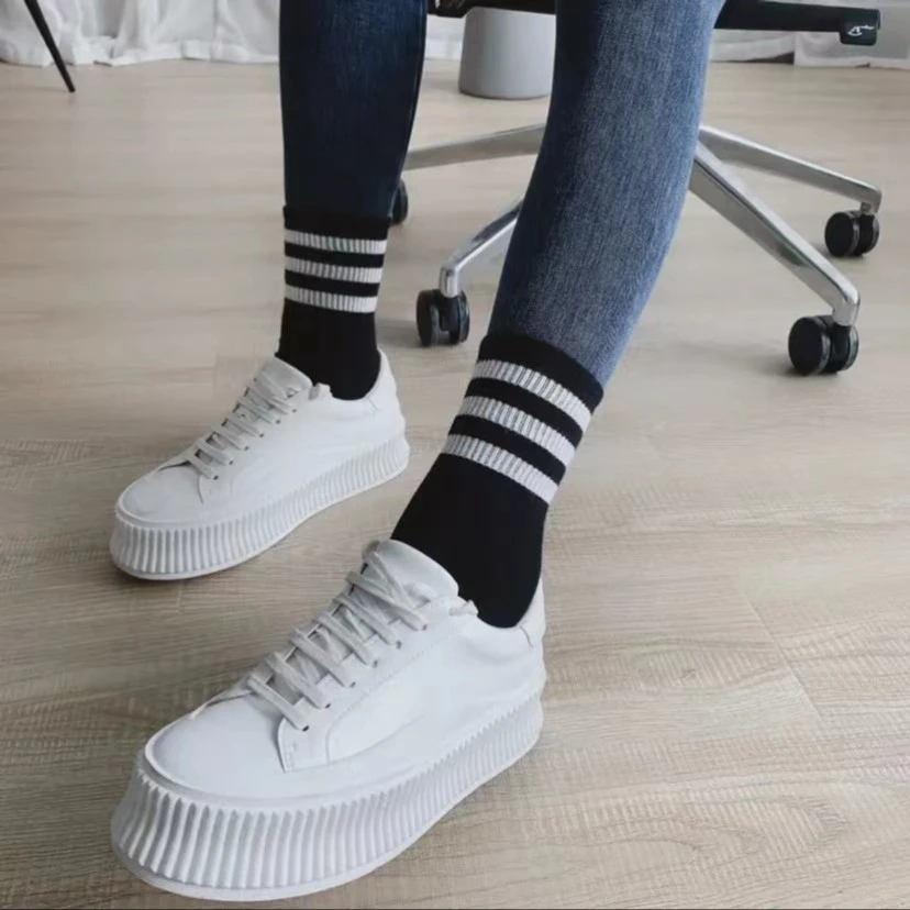 JUST CC 卡卡同款高帮棉袜运动时尚百搭透气瑜伽