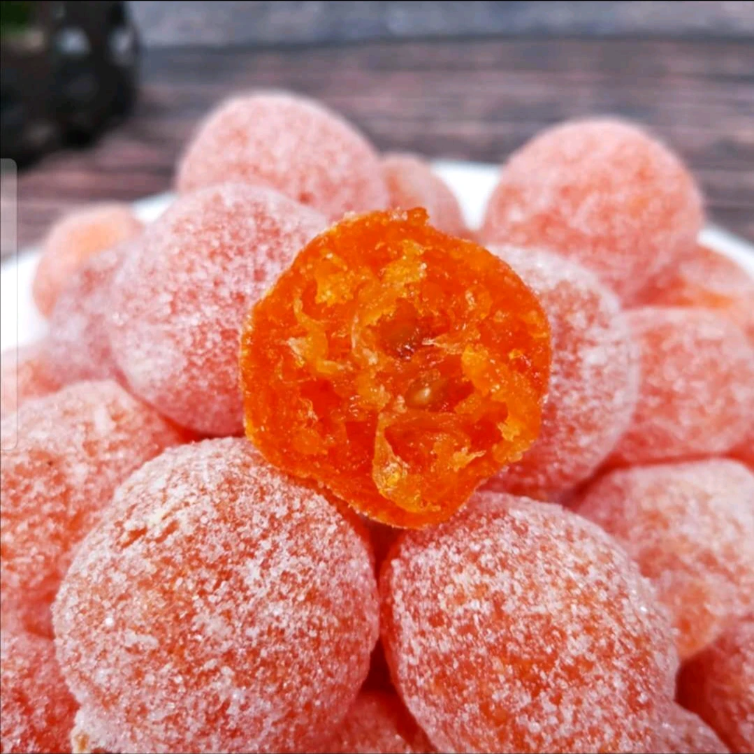 新疆天山甘草雪桔冰糖金桔零食500g酸甜（办公休闲开胃零食）