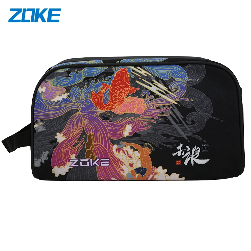 Zoke/洲克【干湿分离】国潮高级大容量斜跨手提泳包620505120