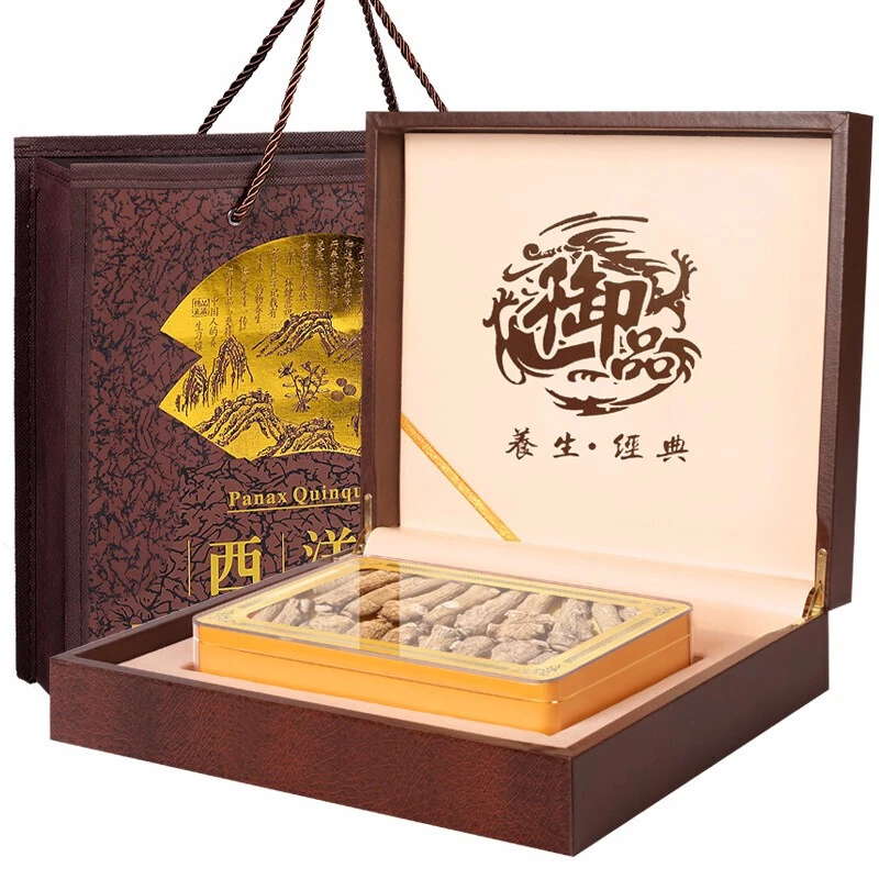 福东海 西洋参段220g 12g/段大条 参龄5-7年大参段 短粗枝人参