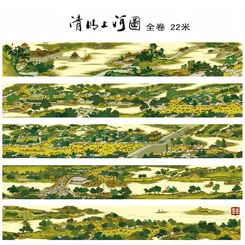 清明上河图十字绣2023新款客厅6米22米全景山水风景手工自己线绣