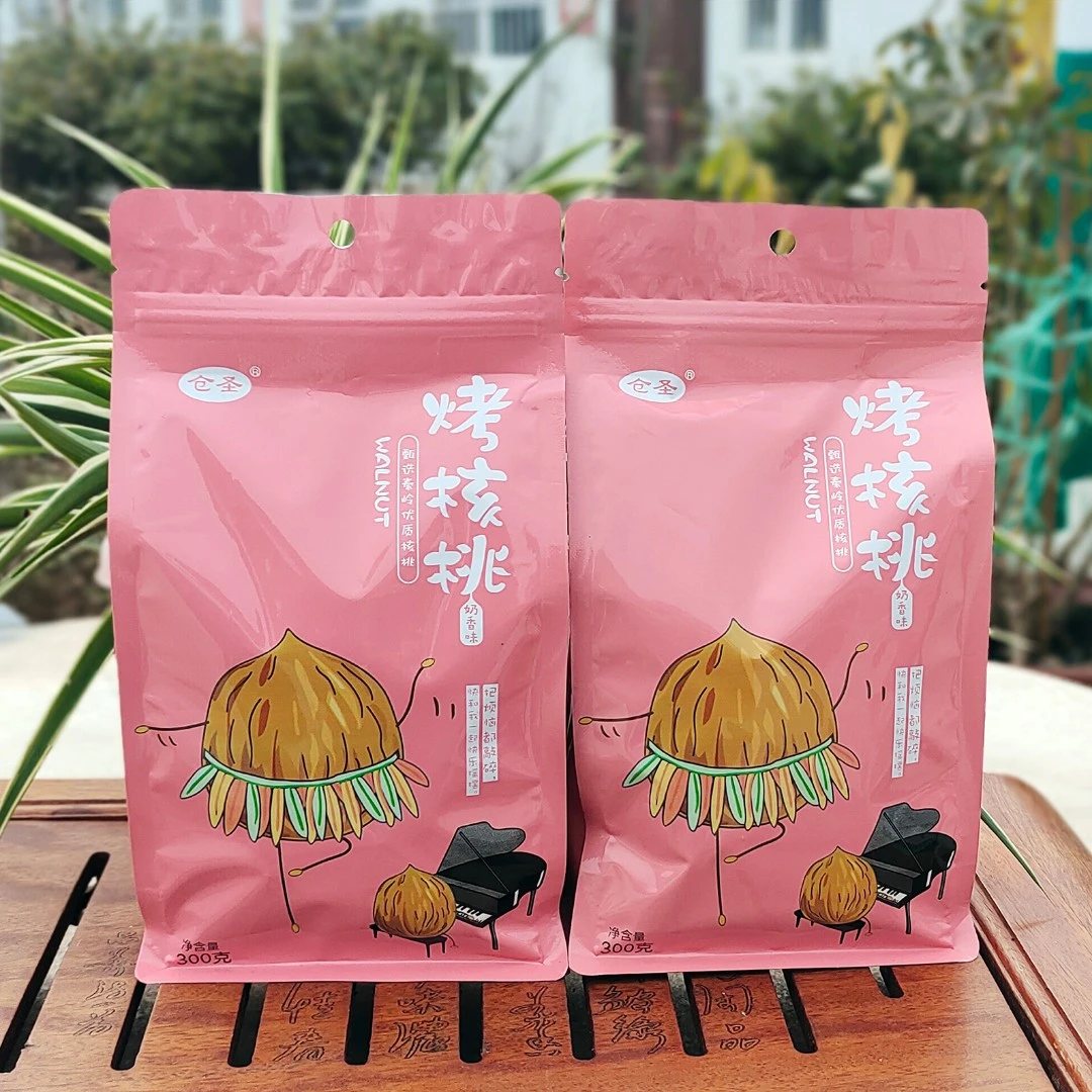 仓圣洛南烤核桃【奶香味】300g/袋