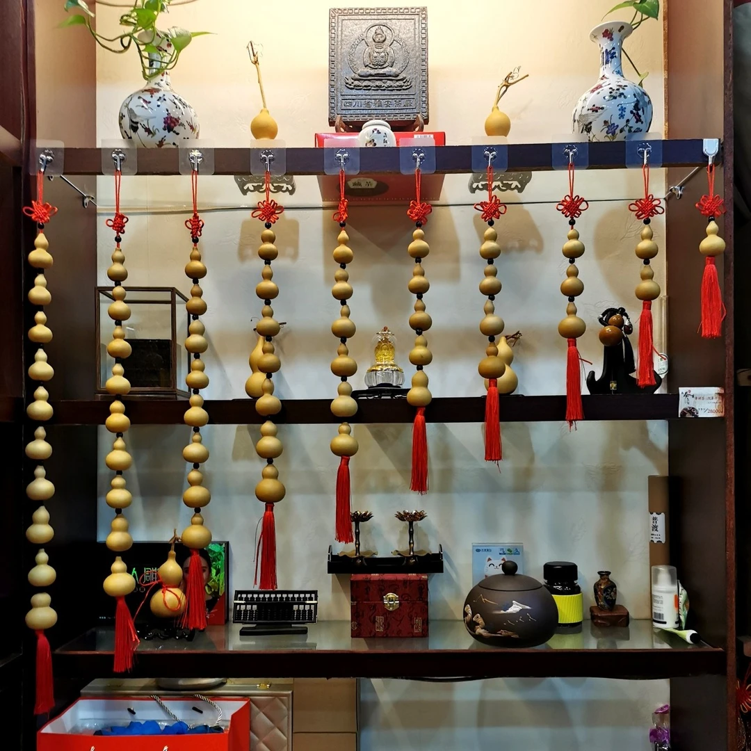 葫芦挂帘十全十美 共55颗葫芦 福禄福禄