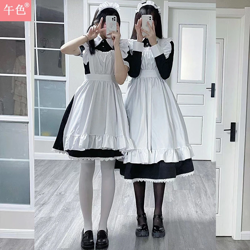 女仆女装大佬制服纯欲私房写真睡衣女佣Lolita连衣裙全套大码cos