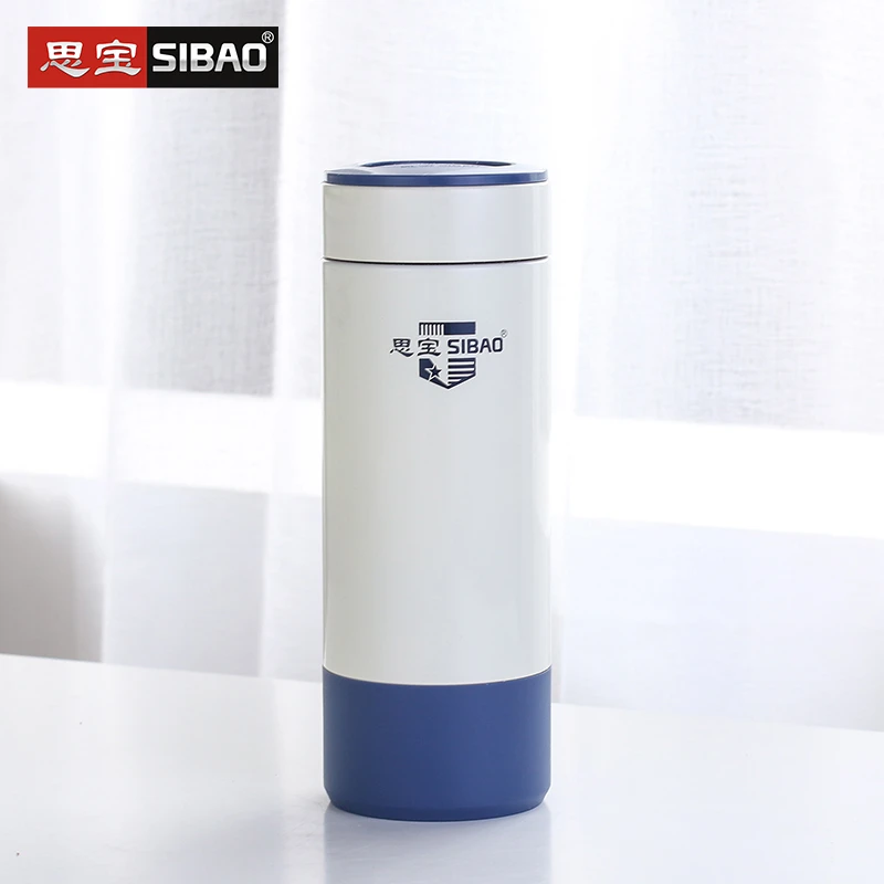 思宝官方旗舰店活力7/8号真空保温杯简约时尚304不锈钢车载便携