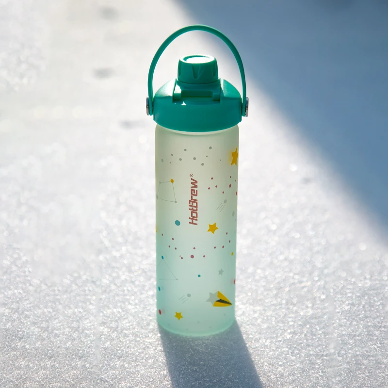 明尚德Hotbrew580ml耐热玻璃BORO+随手直饮杯便携大容量运动水杯