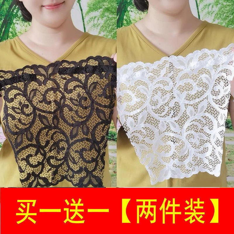 一片式防走光抹胸 蕾丝花边防走光 遮胸布时尚百搭新款夏季女潮流