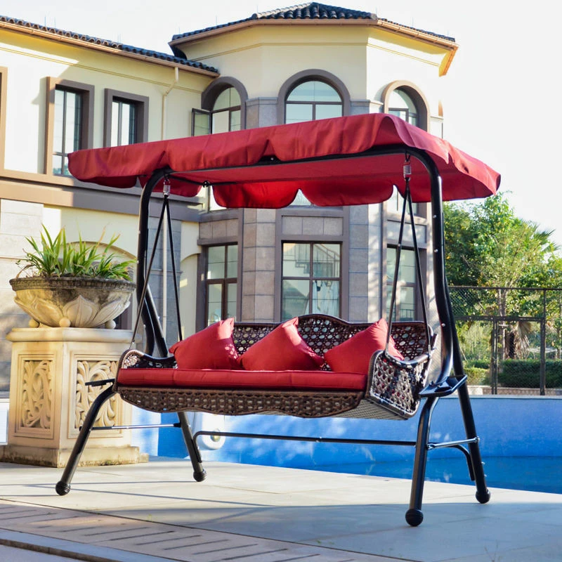 网红阳台户外庭院室内室外藤编冰咖啡西雅图摇篮椅吊椅家用秋千