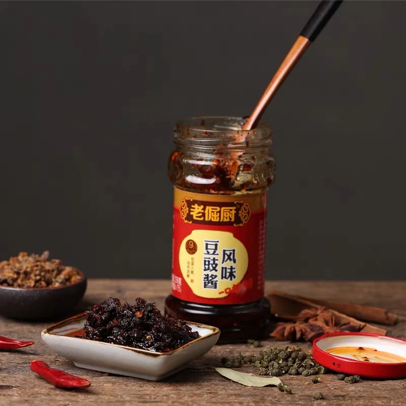 老倔厨豆豉鲍菇酱236g×2罐装