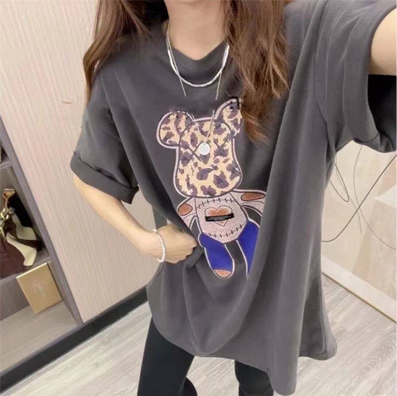 2021流行百搭休闲磨毛大板T热卖中…