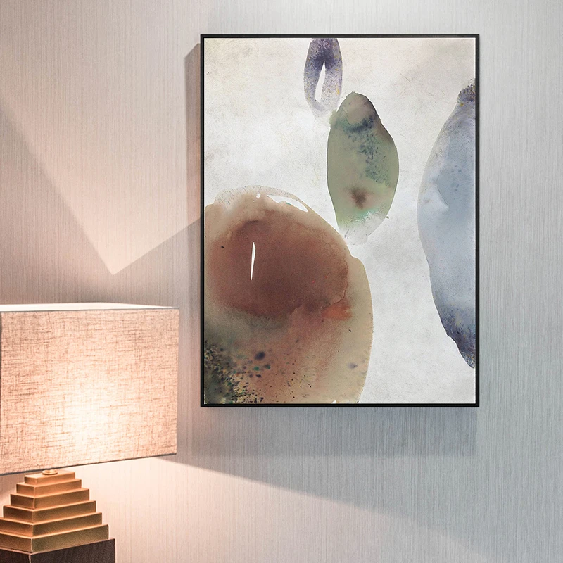客厅挂画现代简约玄关装饰画两联壁画抽象油画背景墙卧室北欧竖版