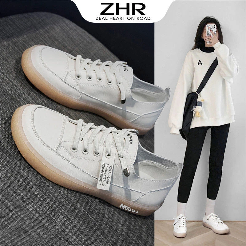 【达人分享】ZHR则则女百搭学生ulzzang平底小白鞋运动鞋A69