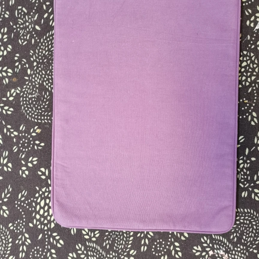 多功能垫一套两个尺寸26×37厘米花色印花粉色花型单人餐垫杯垫