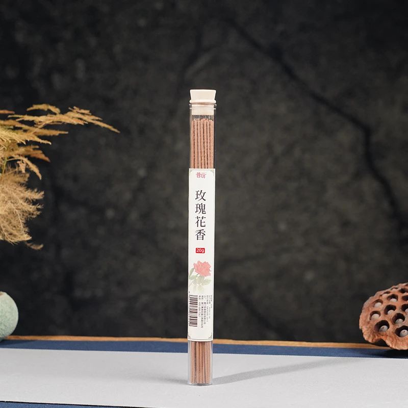 普云玫瑰花香线香20g中式合香家用室内净味祛味客厅卫生间香薰