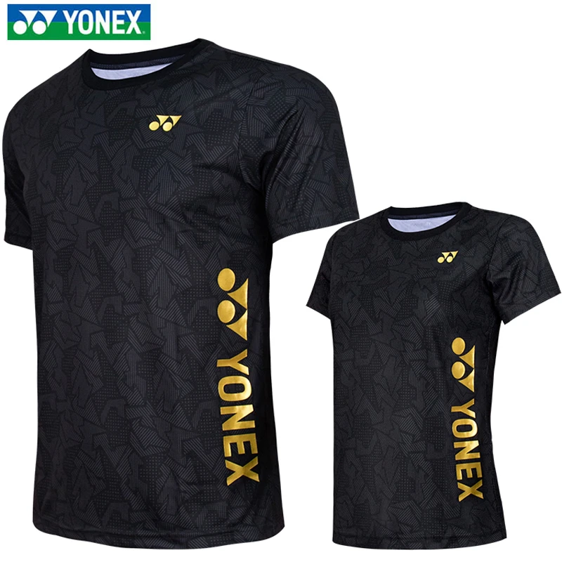 YONEX尤尼克斯羽毛球服男女短袖速干运动服文化衫115071BCR