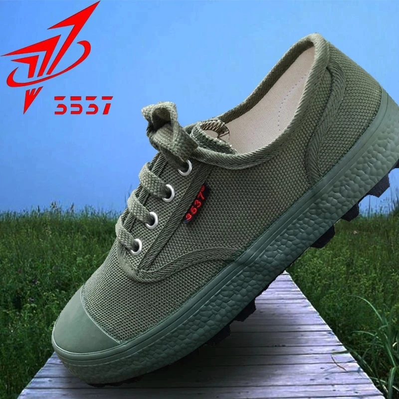 3537解放鞋男正品防滑透气橡胶底训练户外工作鞋劳动鞋劳保鞋男鞋